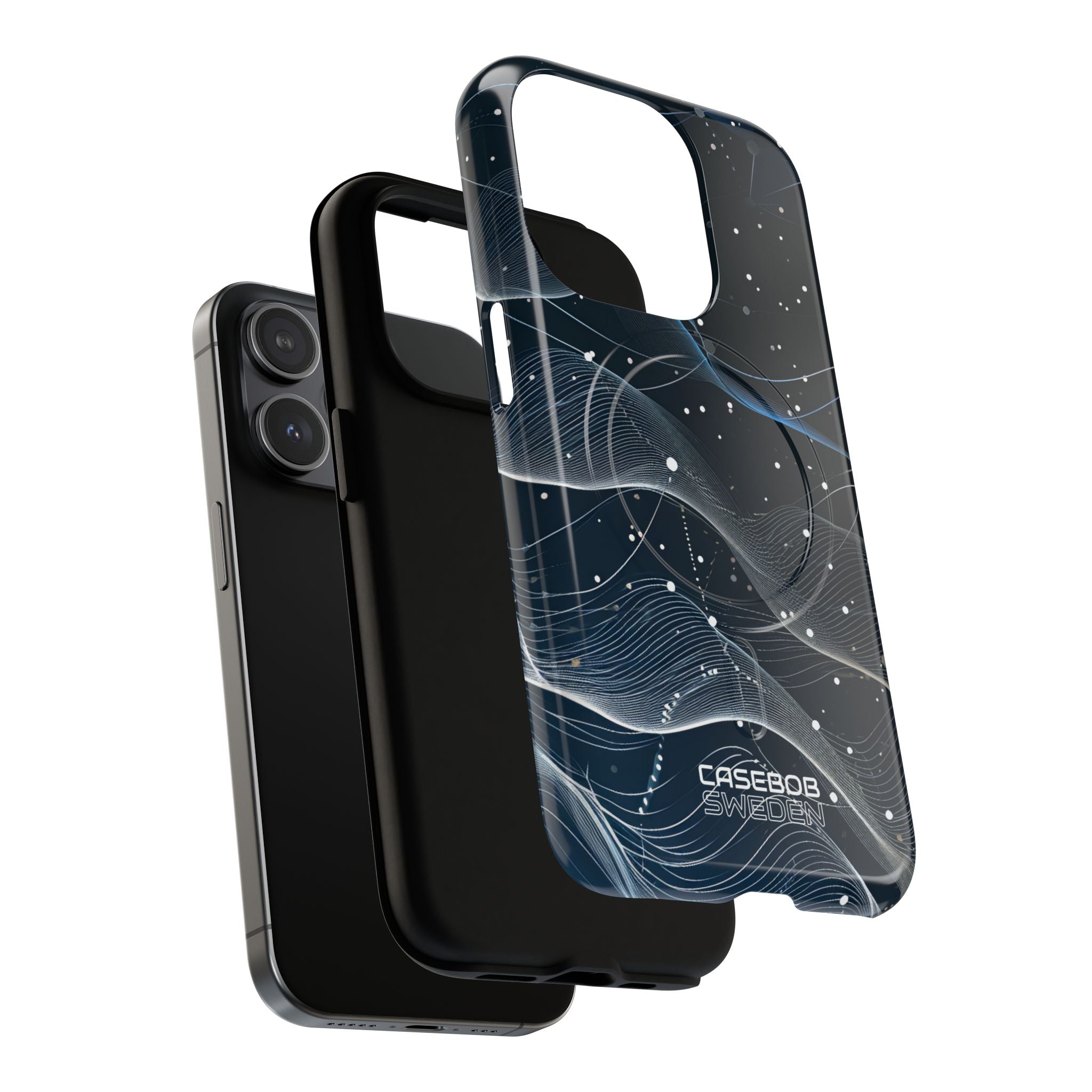 Cosmic Wave Network iPhone 15 - Tough+
