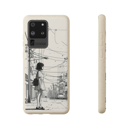 Urban Solitude Sketch | Biodegradable Phone Case