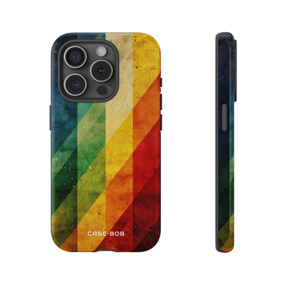 Diagonal Spectrum iPhone 15 Pro Case - Tough