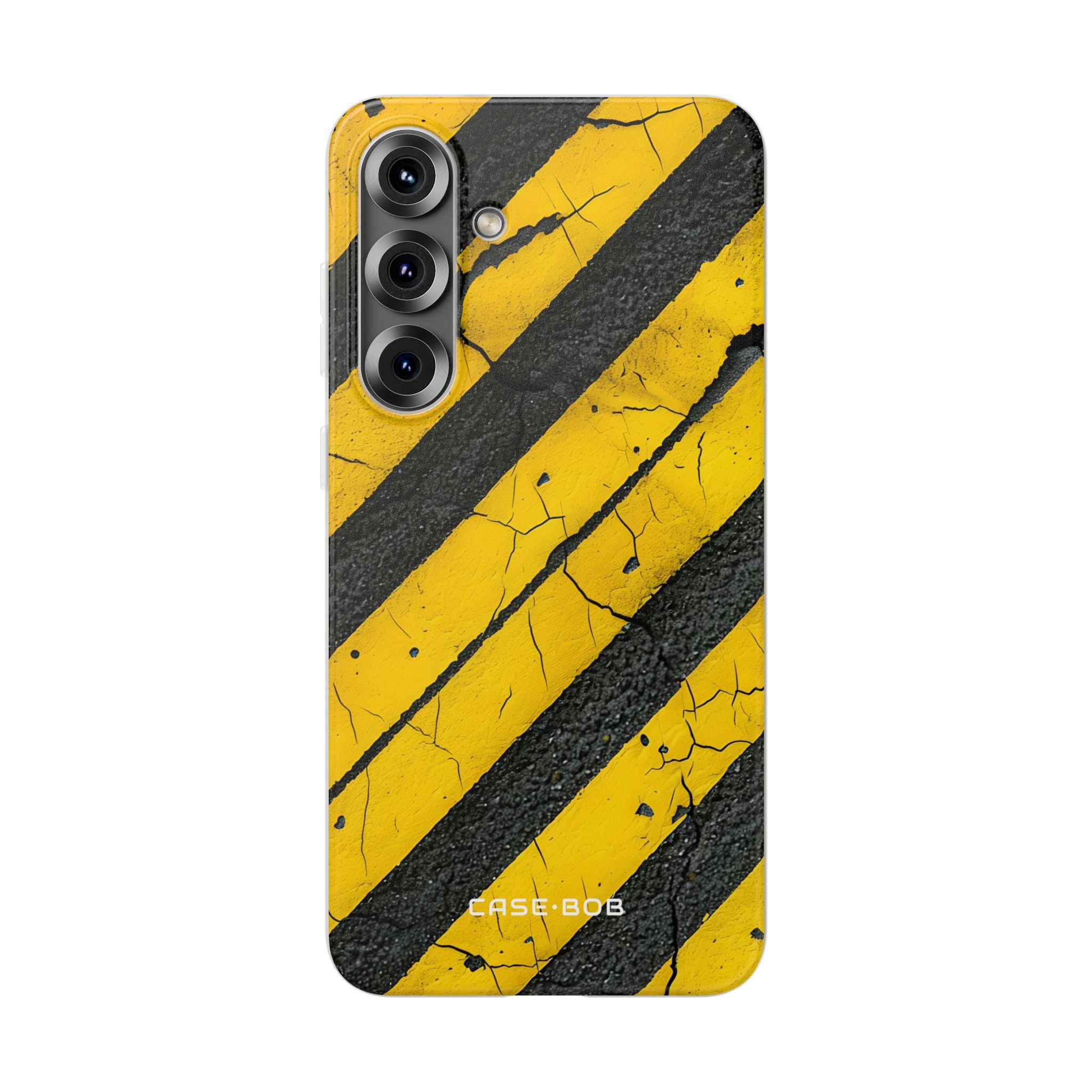 Cracked Caution Samsung S25 Plus Case - Soft