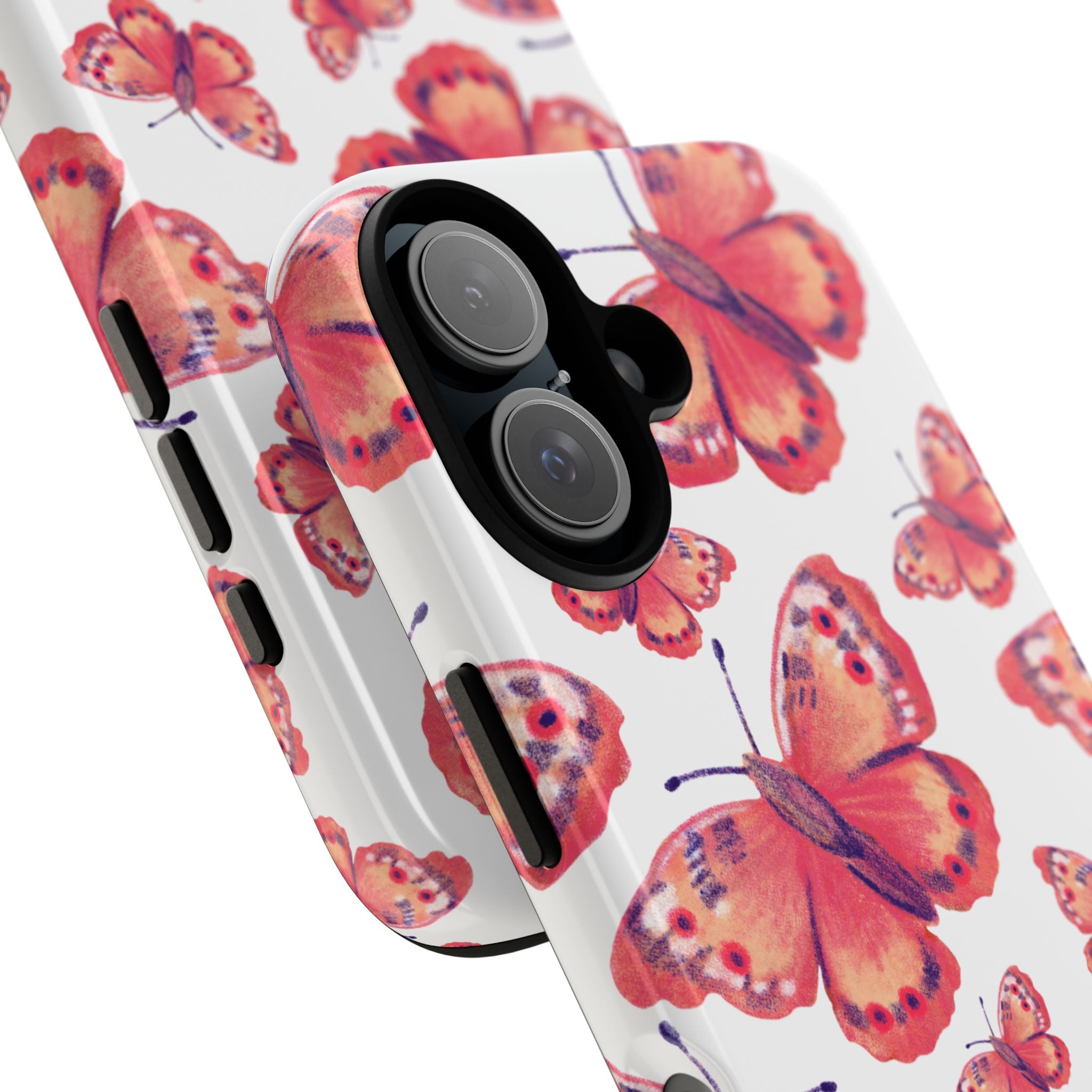 Vibrant Butterfly Dance - iPhone Case