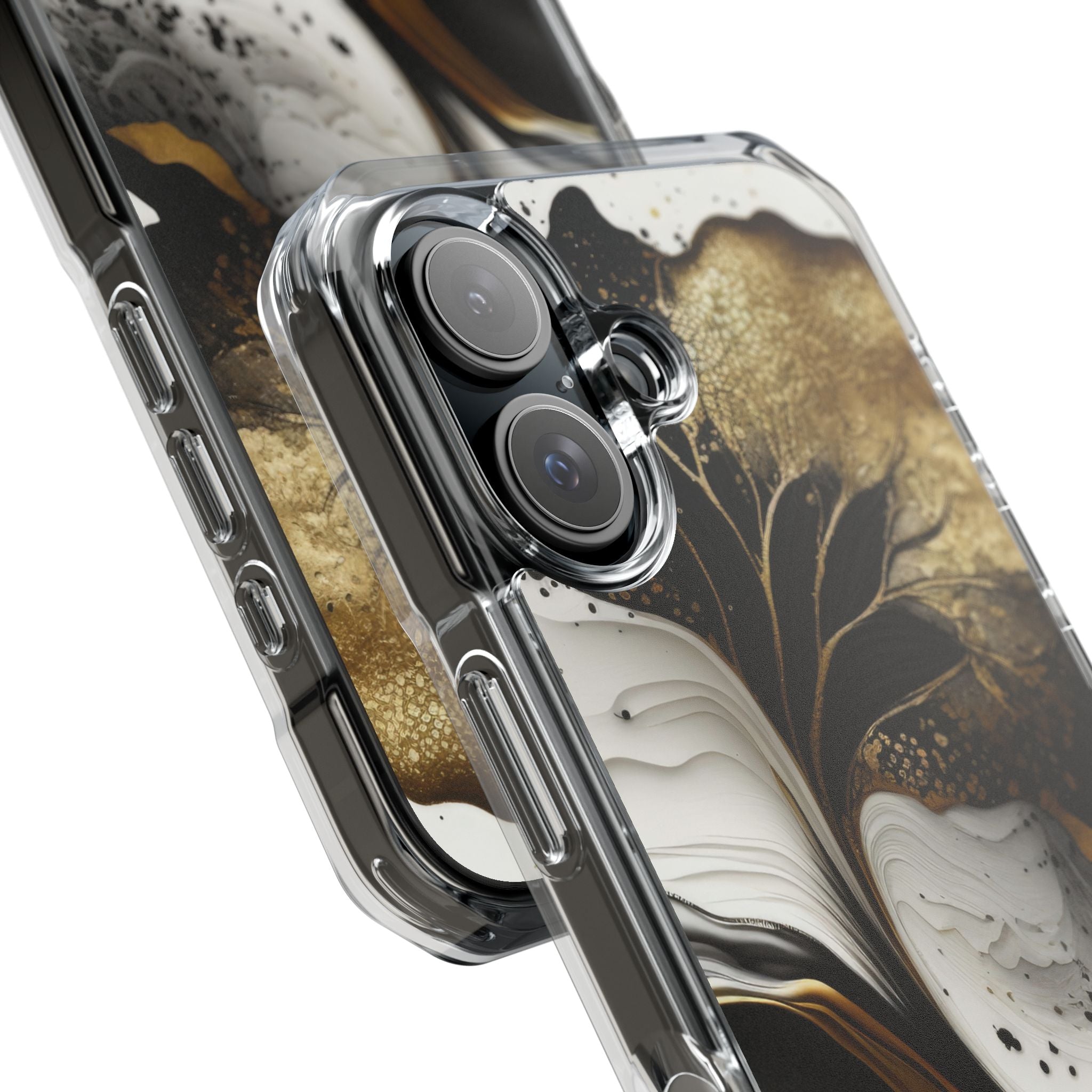 Gold Swirl Elegance iPhone Case - Impact