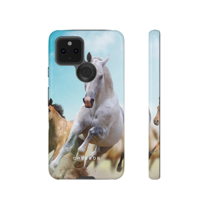 Blue Sky Horses - Protective Phone Case