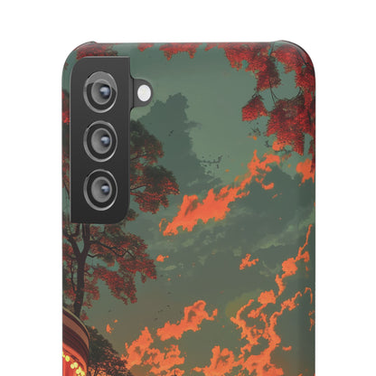 Mid-Century Nostalgia Streetscape Samsung S21 - Slim Phone Case