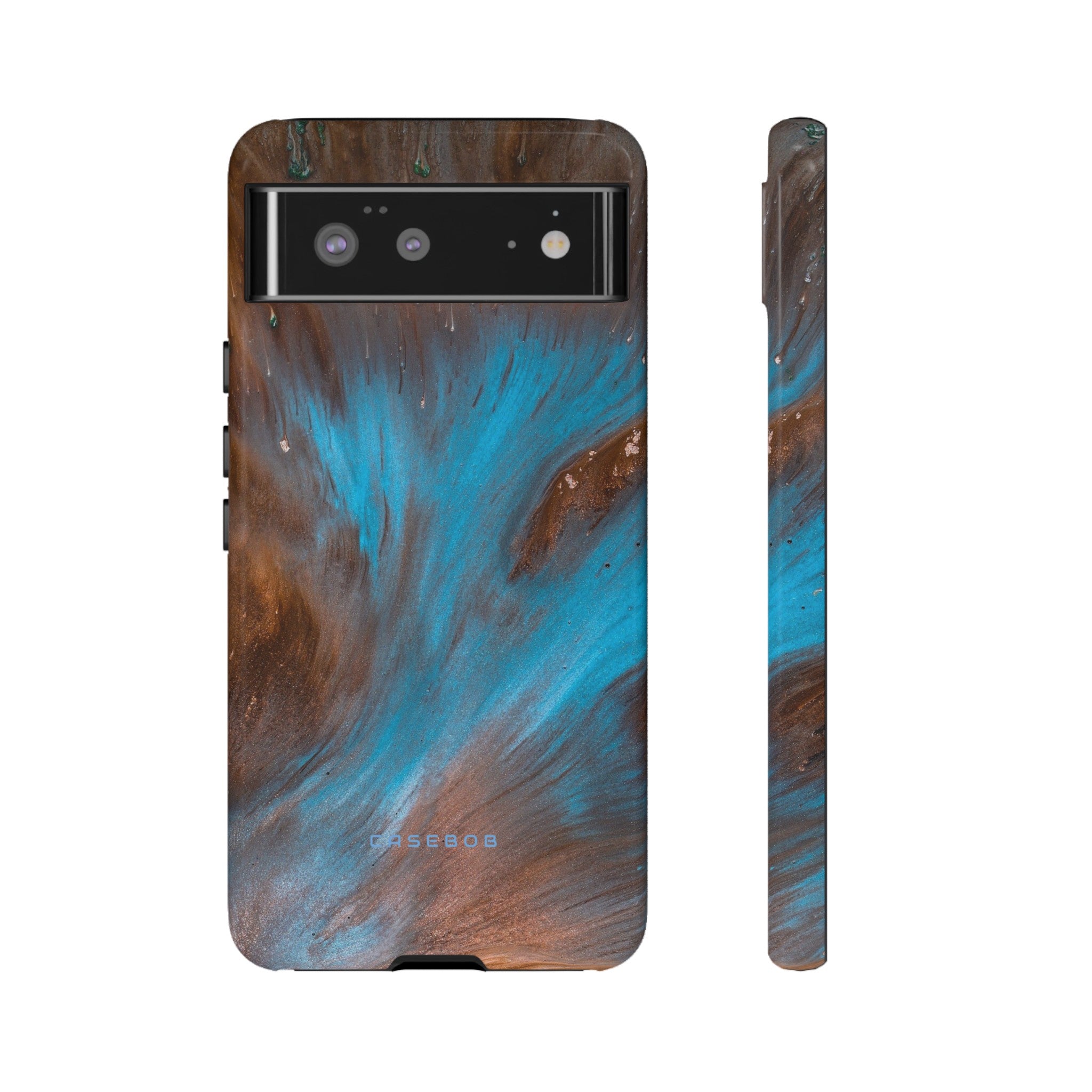 Blue Lagoon Ink Art - Protective Phone Case