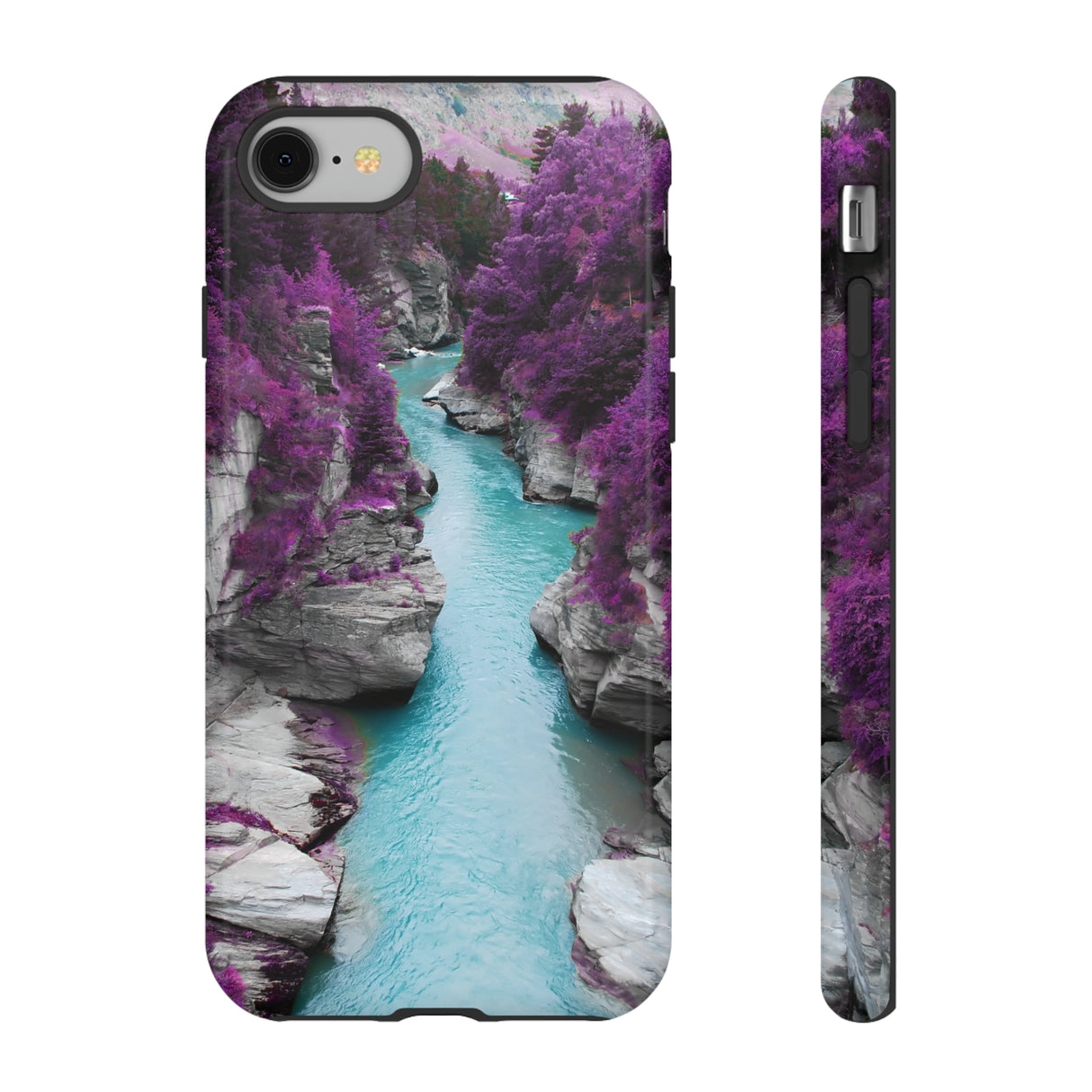 Purple Pine Forest - Protective Phone Case