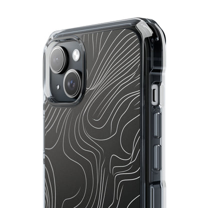 Contour Waveform Flow iPhone 15 - Clear Impact Phone Case