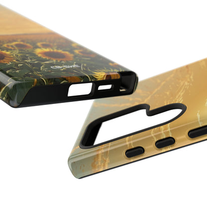 Sunflowers Embrace Sunset - Samsung Case