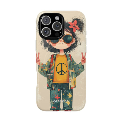 Peace Pigtails iPhone 16 Pro Max Case - Tough+