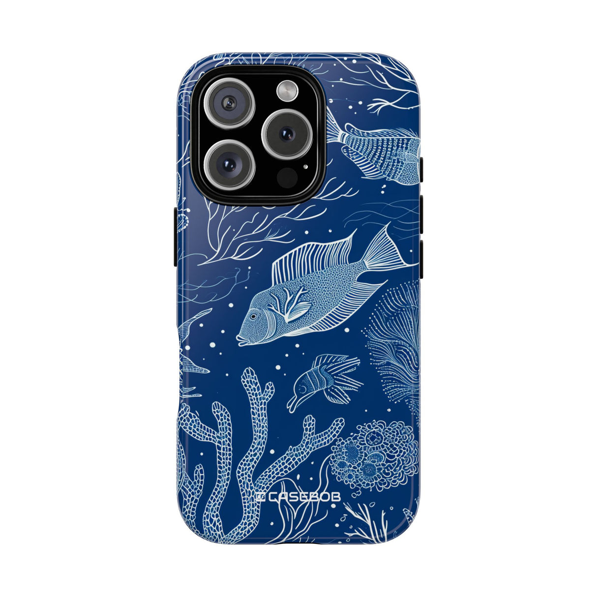 Underwater Serenity: Intricate Line Art - for iPhone 16