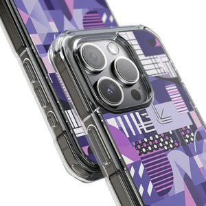 Ultra Violet Design | Handyhülle für iPhone (Clear Impact Case – magnetisch)