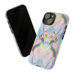 Art Deco Pastel Symmetry - Protective Phone Case