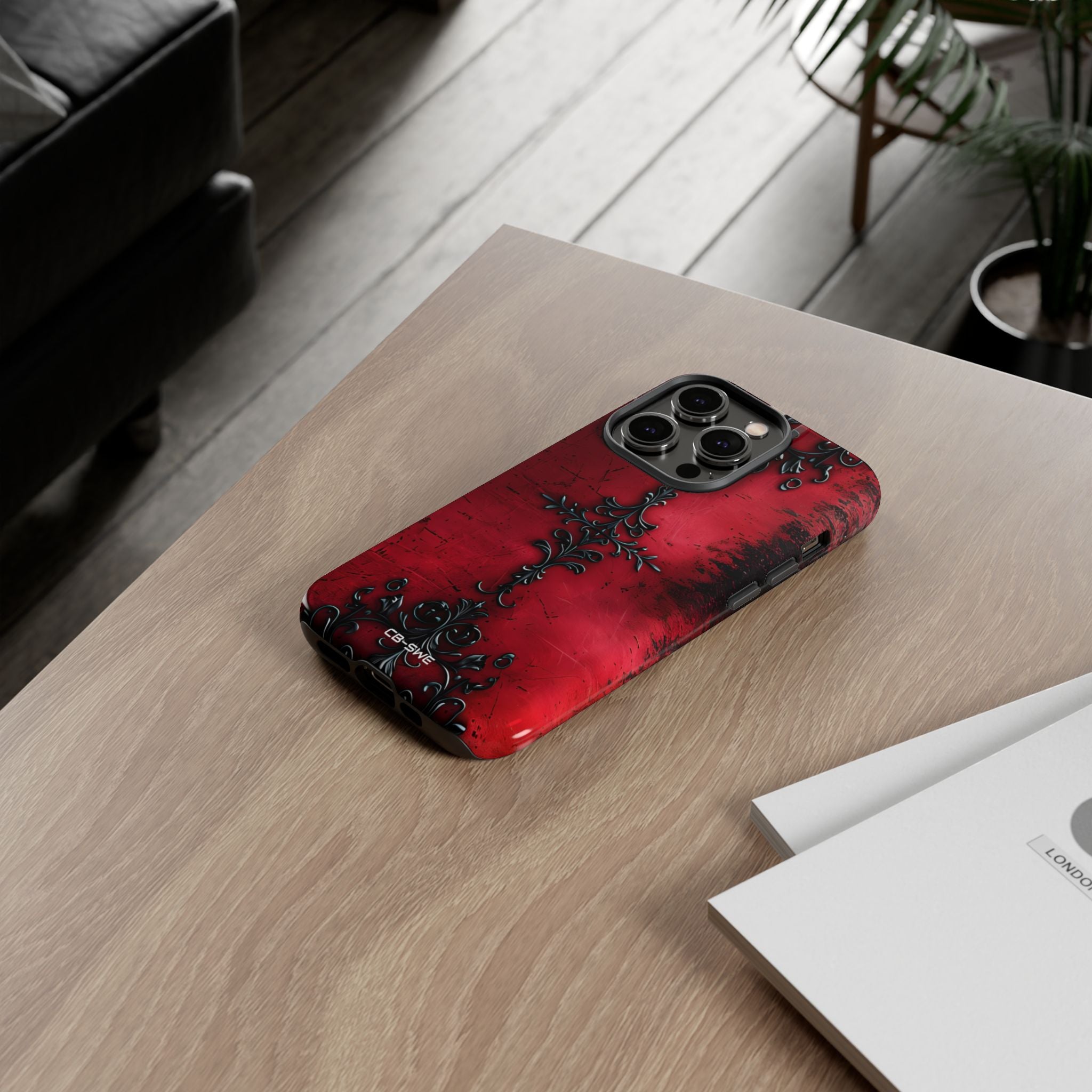 Gothic Crimson Emblem - iPhone Case