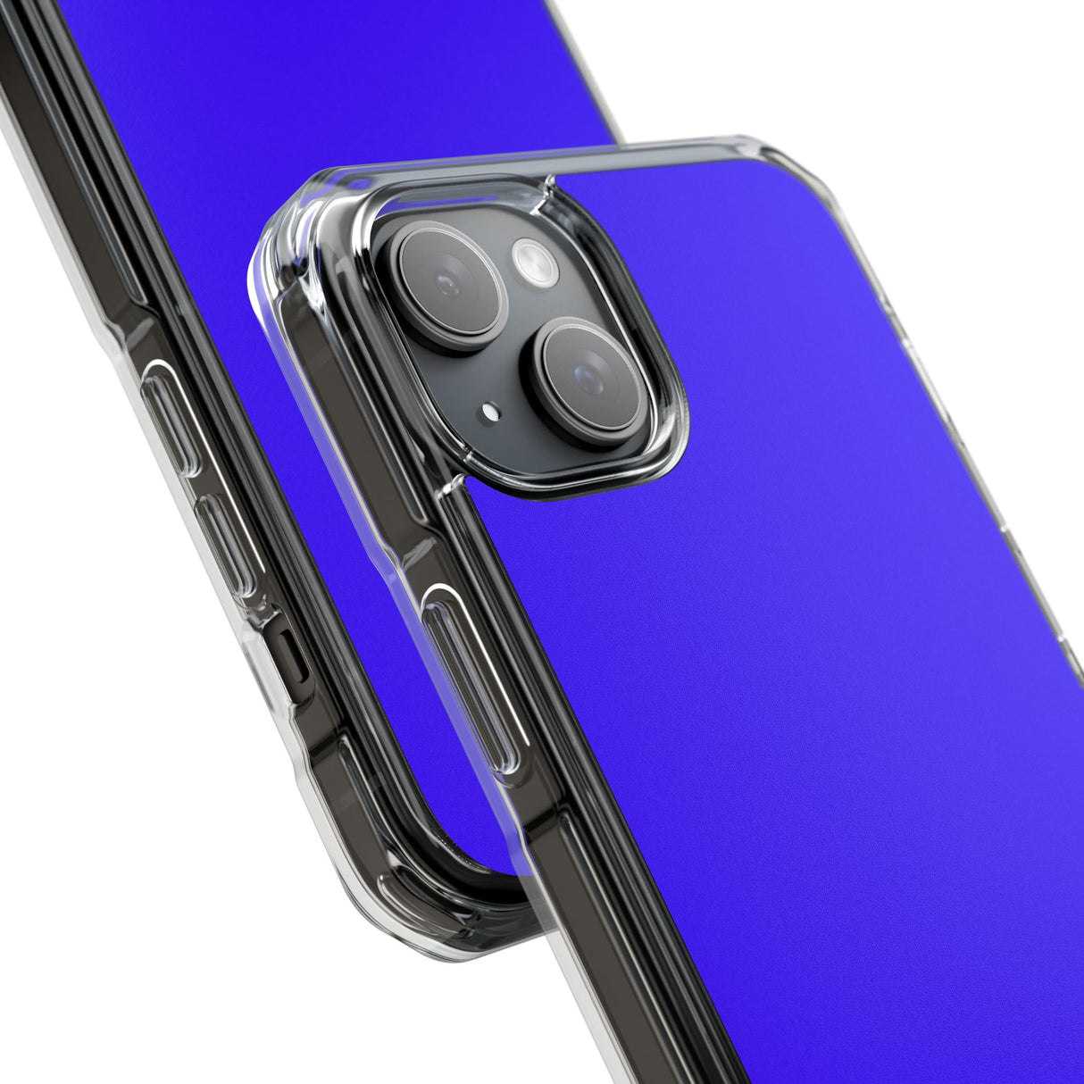 Ultramarinblau | Handyhülle für iPhone (Clear Impact Case – magnetisch)