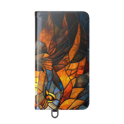 Flame Lion - Samsung S24 Case - Wallet