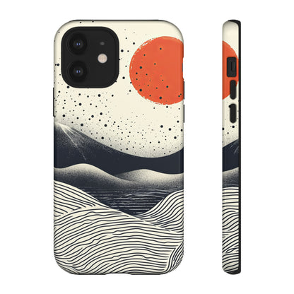 Minimalist Geometric Symphony - Protective Phone Case