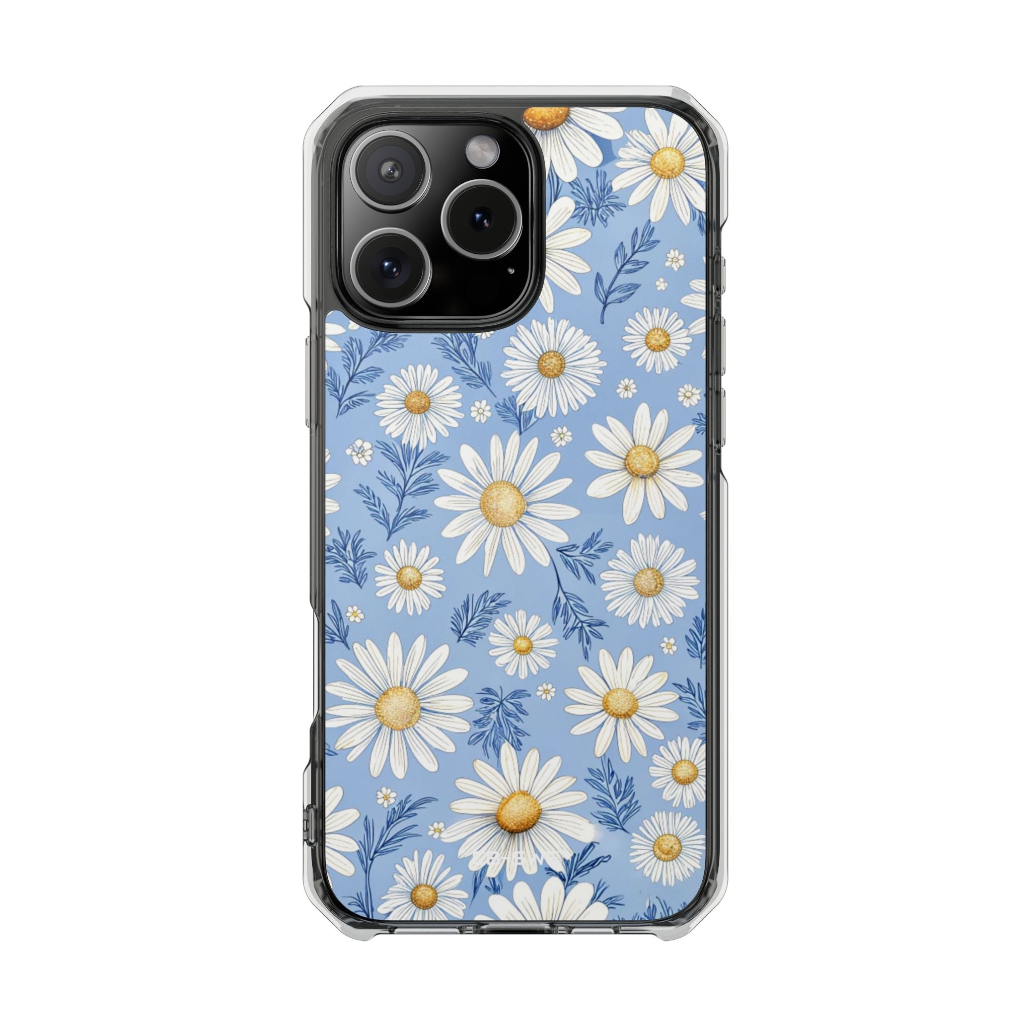 Daisies On Blue iPhone Case - Impact