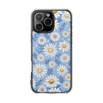 Daisies On Blue iPhone Case - Impact