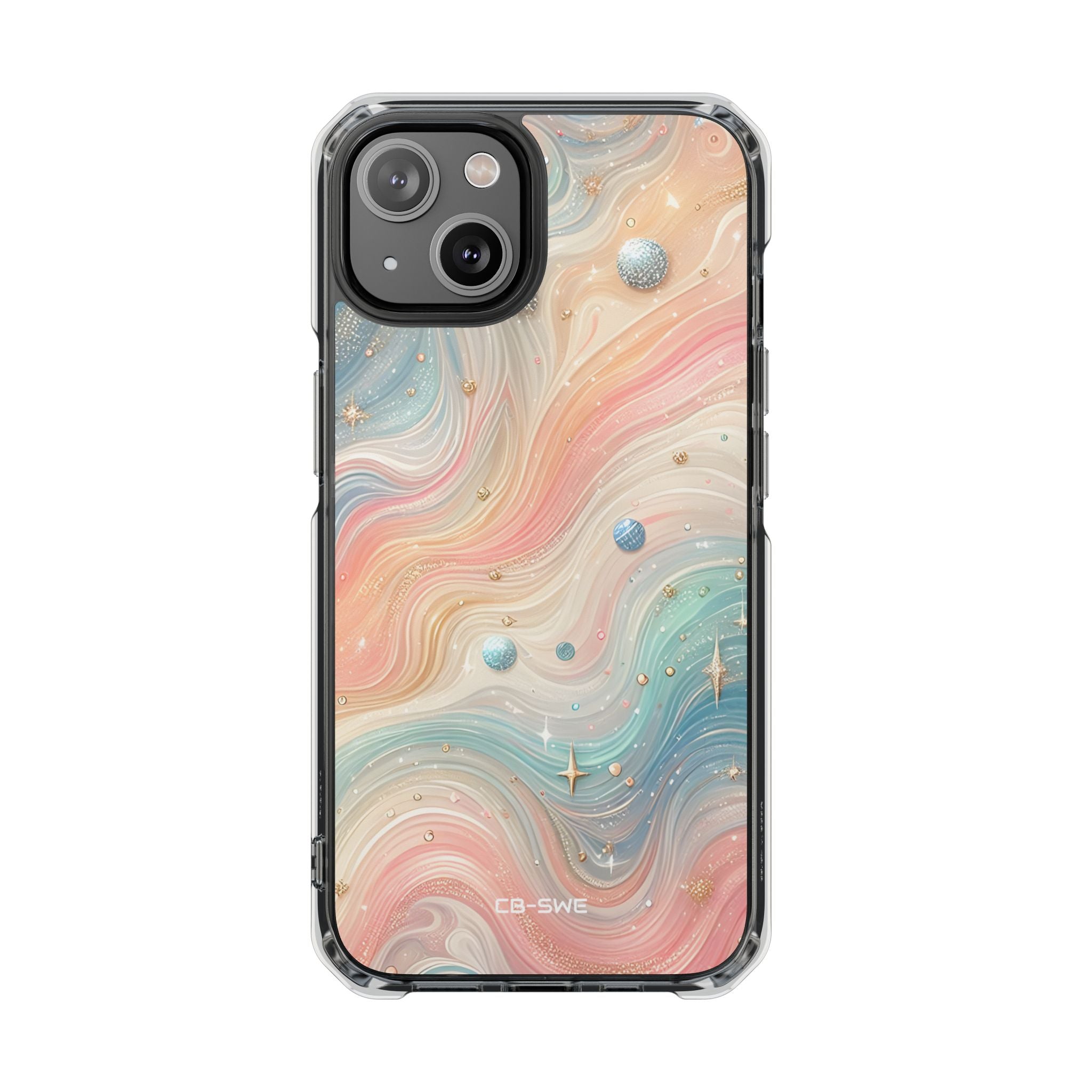 Celestial Waves Dance iPhone Case - Impact