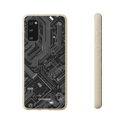 Cyber Circuitry Art | Biodegradable Phone Case