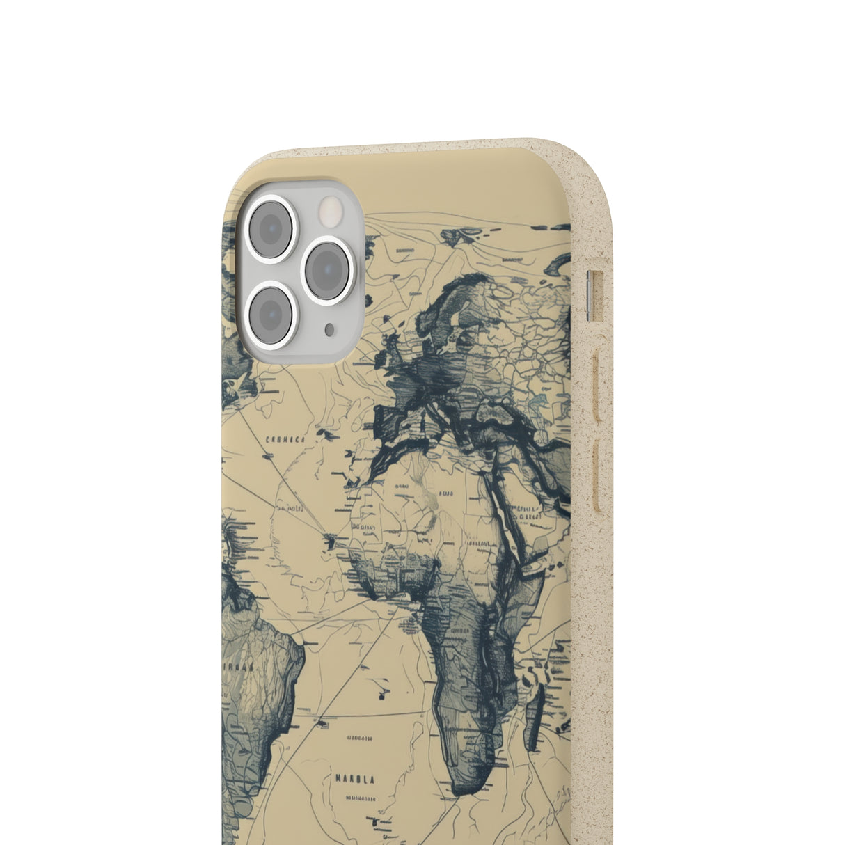 Vintage World Map | Biodegradable Phone Case