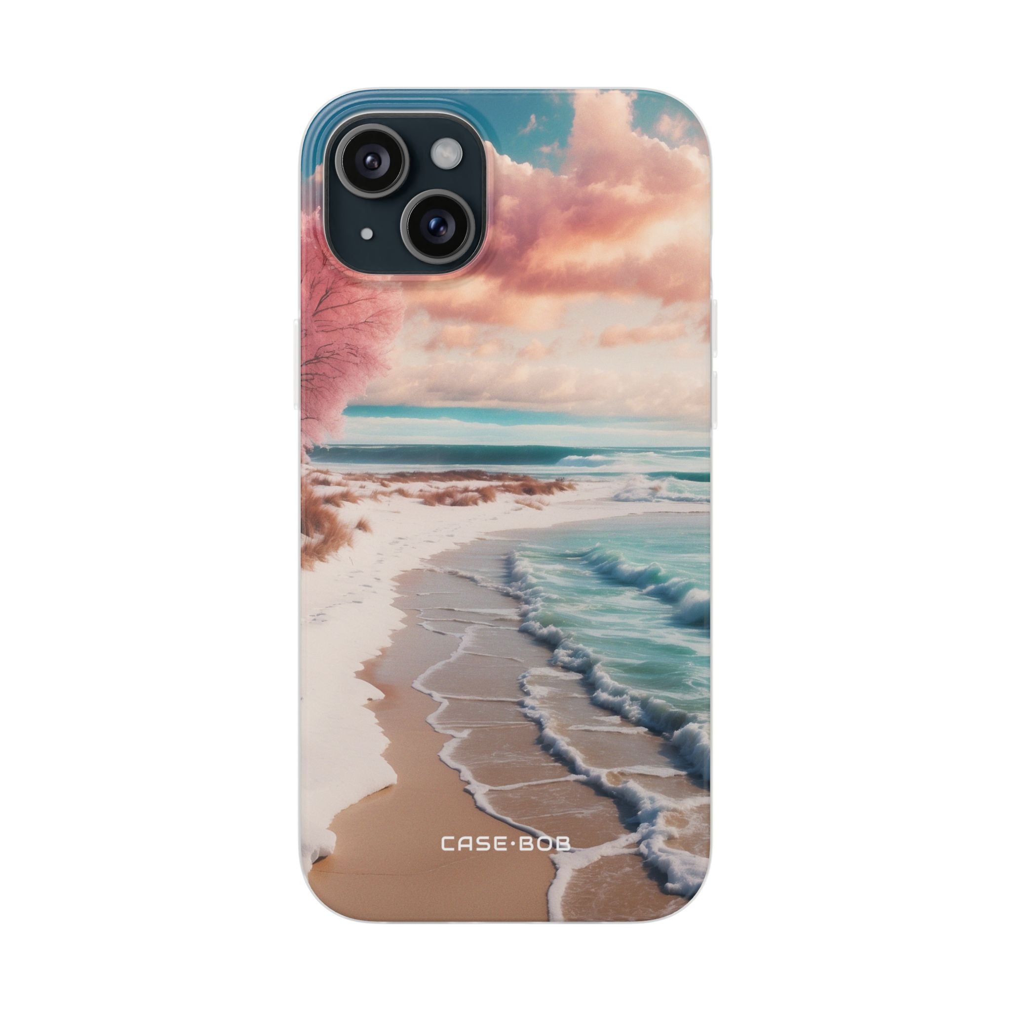 Pink Tree Breeze iPhone 15 Plus Case - Soft