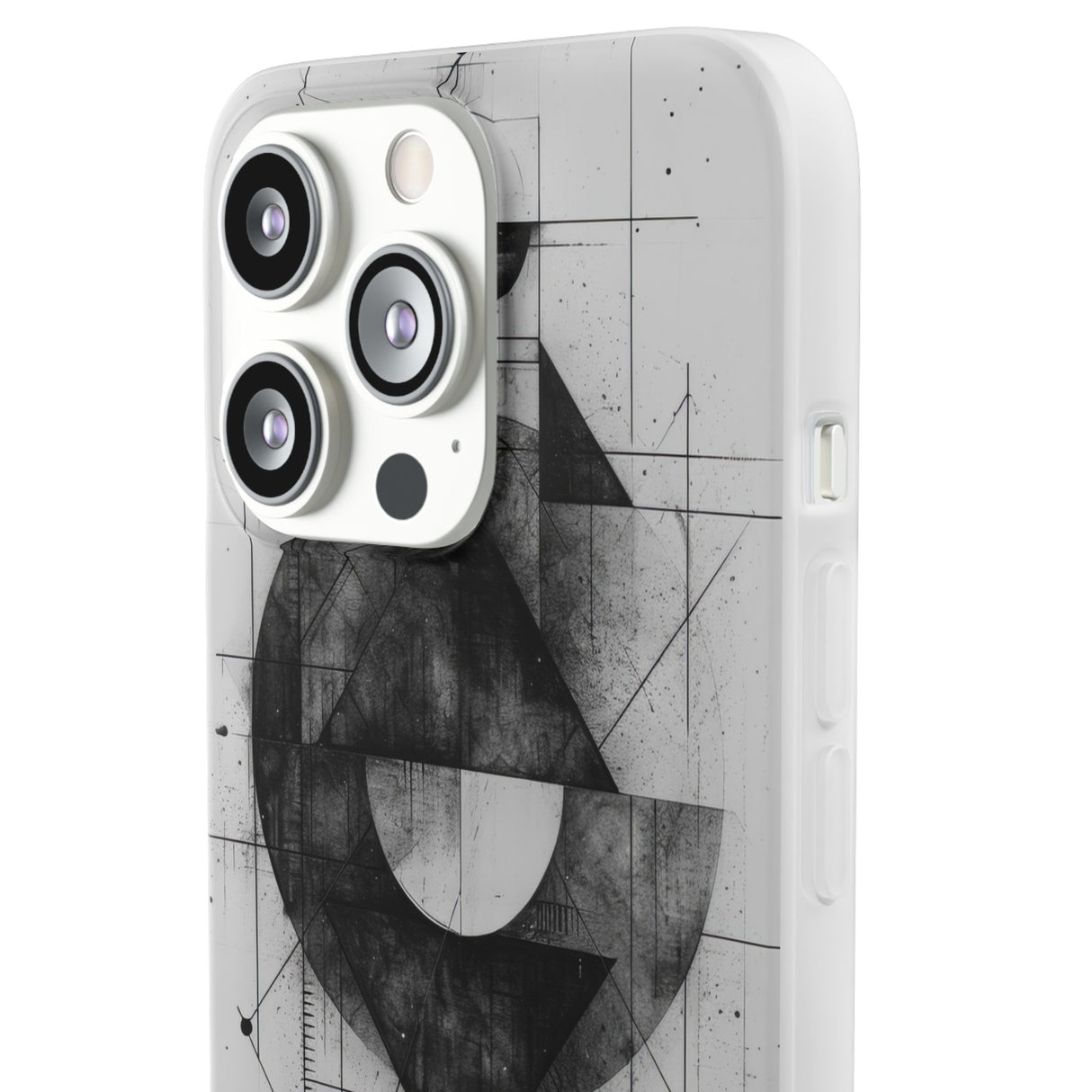 Monochrome Geometry | Flexible Phone Case for iPhone