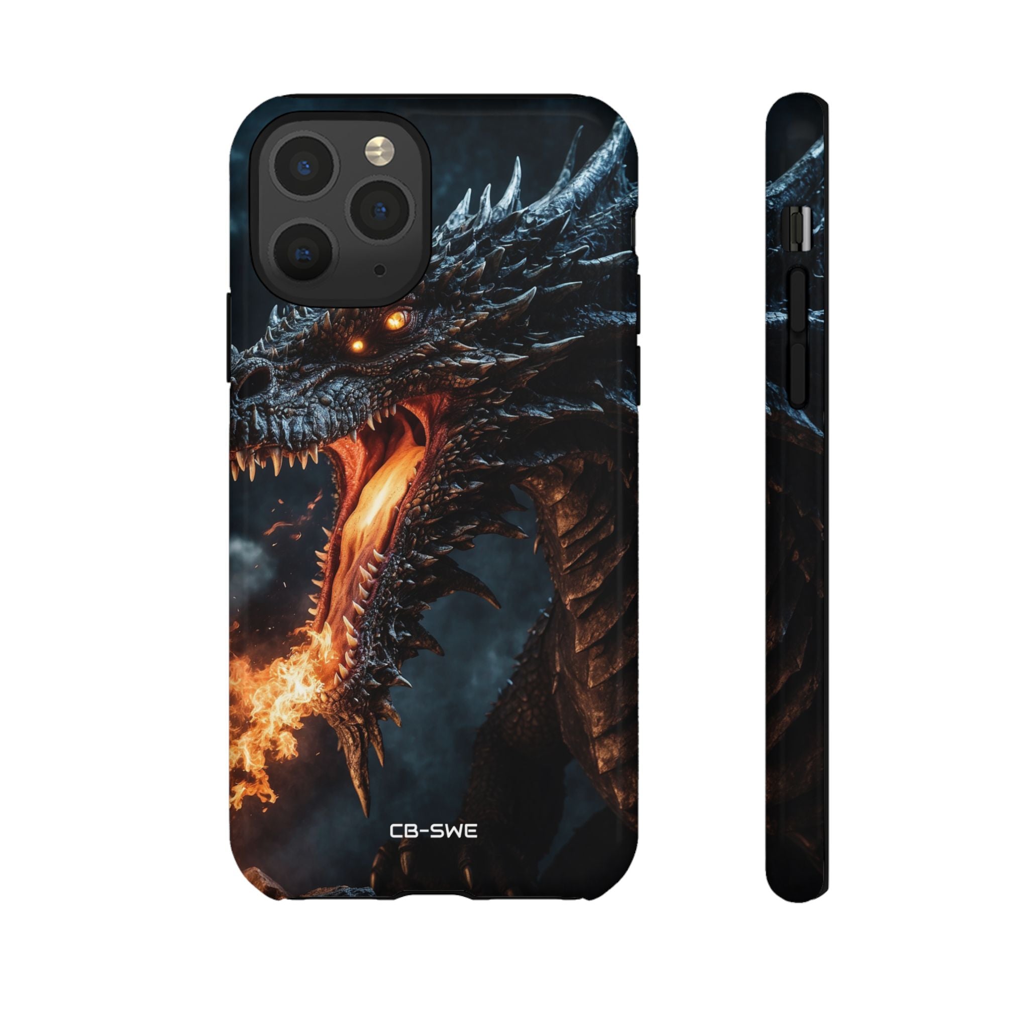 Fiery Breath Erupts - iPhone Case