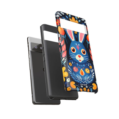 Bunny Jumps Joyfully - Google Pixel Case