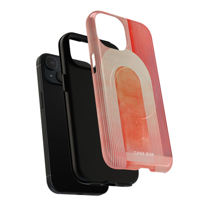 Crimson Arches iPhone 15 Case - Tough+