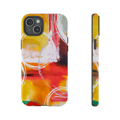 Abstract Yellow - Protective Phone Case