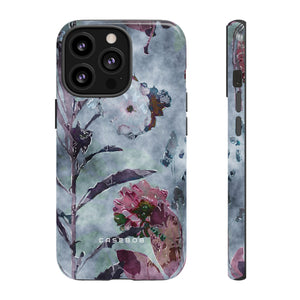 Monochrome Roses, Peonies & Asters - Protective Phone Case