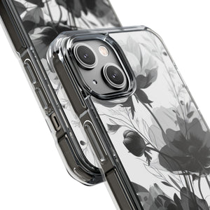 Botanical Elegance – Handyhülle für iPhone (Clear Impact – Magnetisch)