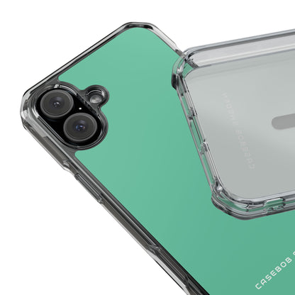 Medium Aquamarine iPhone 16 - Clear Impact Phone Case