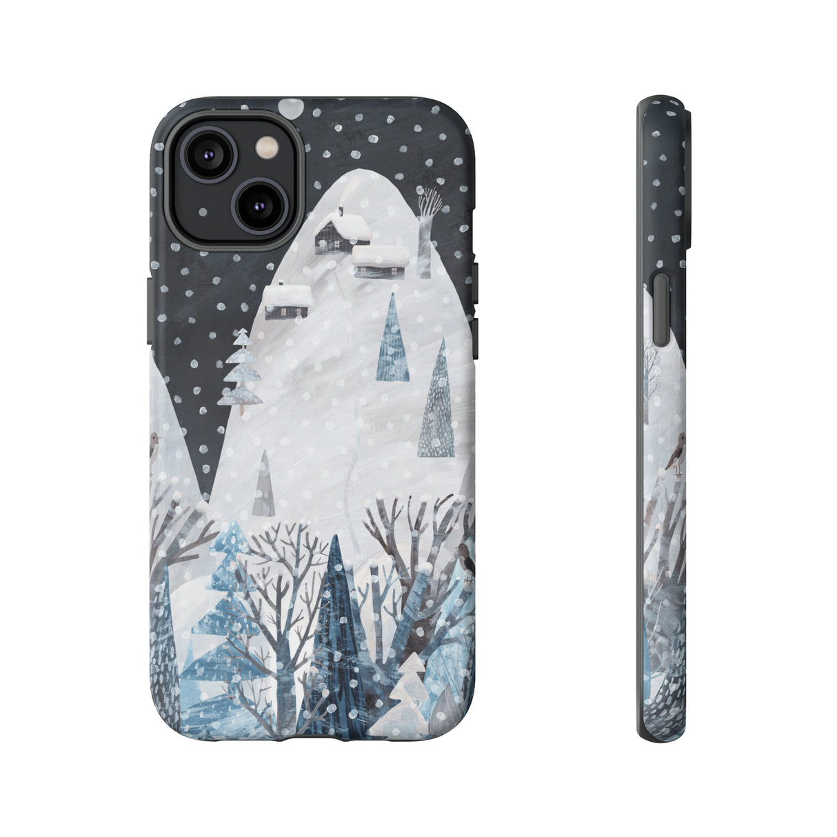 Cute Winter Landscape - Protective Phone Case