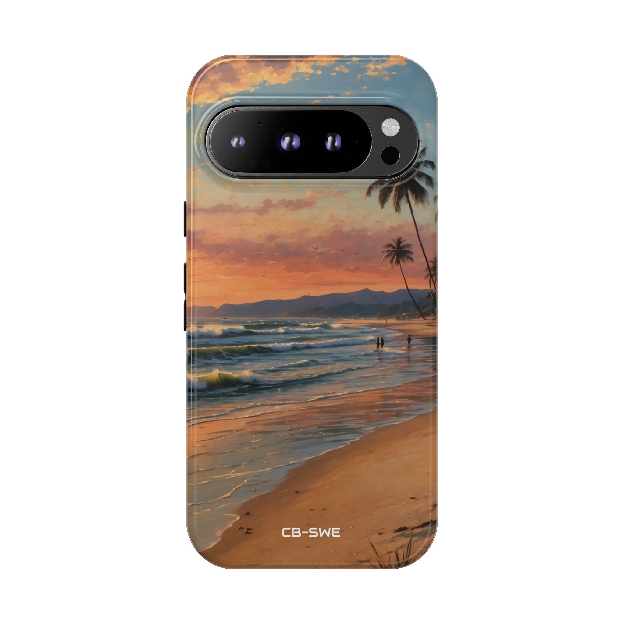Golden Waves Embrace - Google Pixel Case
