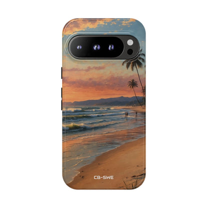 Golden Waves Embrace - Google Pixel Case