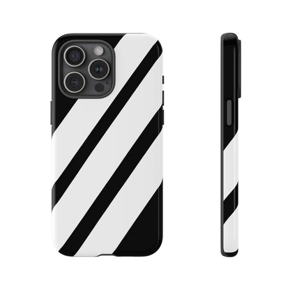 Monochrome Diagonal Symmetry - iPhone Case