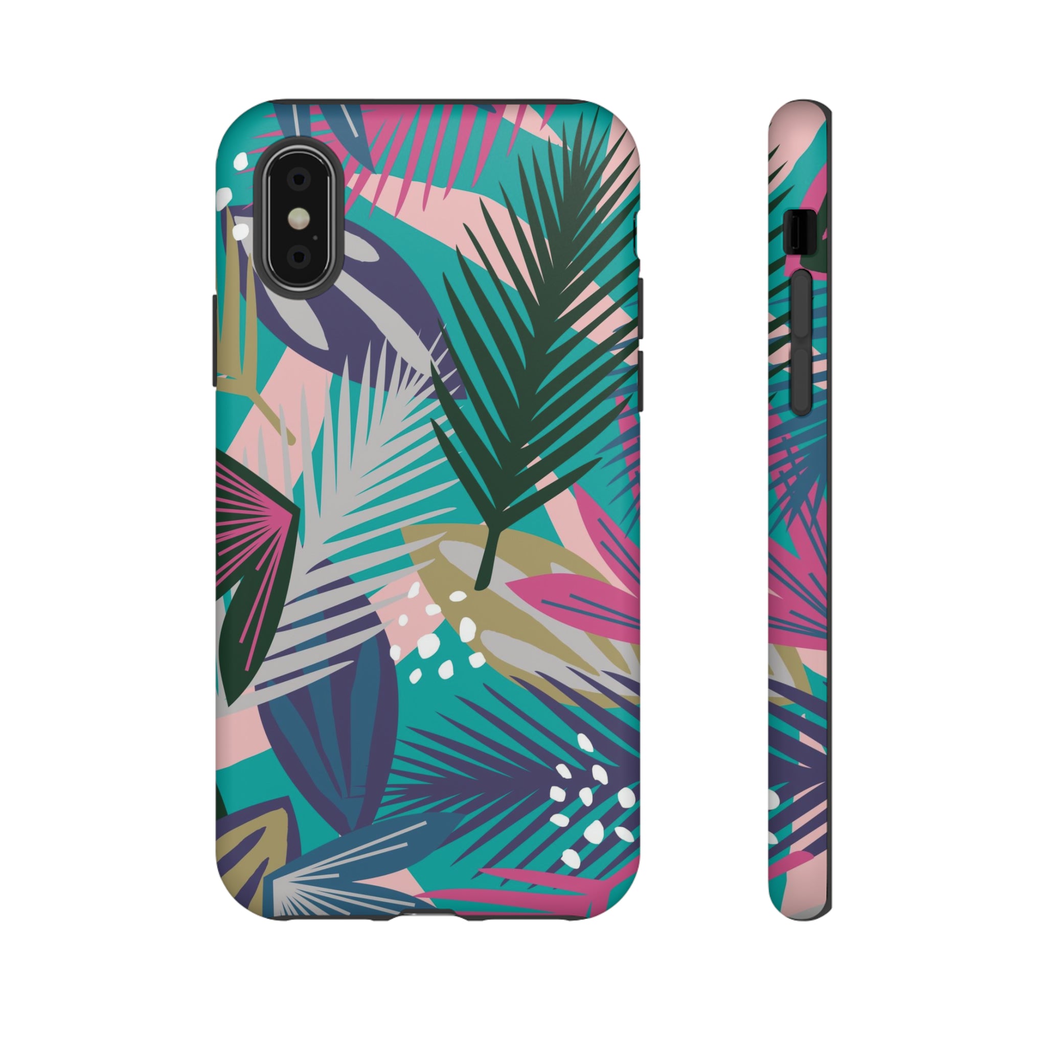 Tropical Leaf Loki - Protective Phone Case