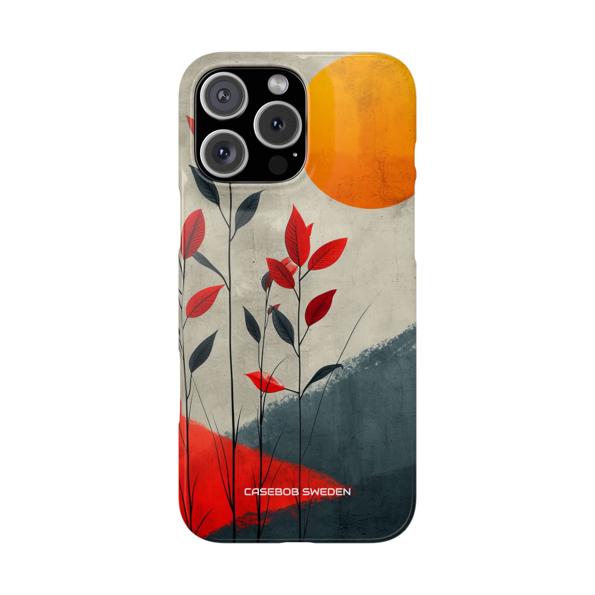 Gray Sunscape - Slim iPhone 16 Phone Case