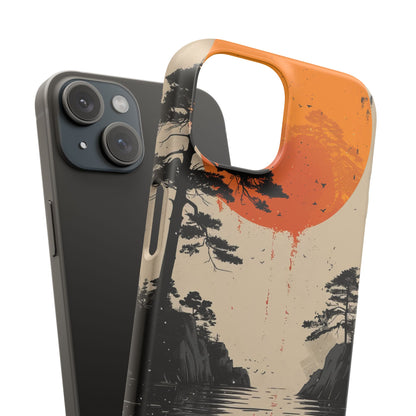 Zen Serenity Sunscape iPhone 15 - Slim Phone Case