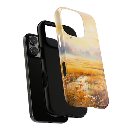 Golden Sunscape iPhone 16 Pro Case - Tough