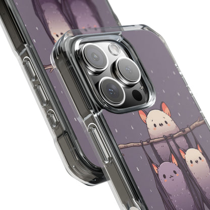 Bats Hang Playfully iPhone Case - Impact
