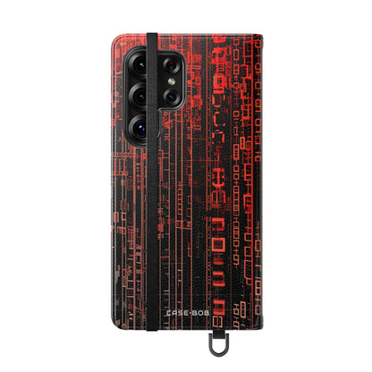 Crimson Columns - Samsung S25 Ultra Case - Wallet