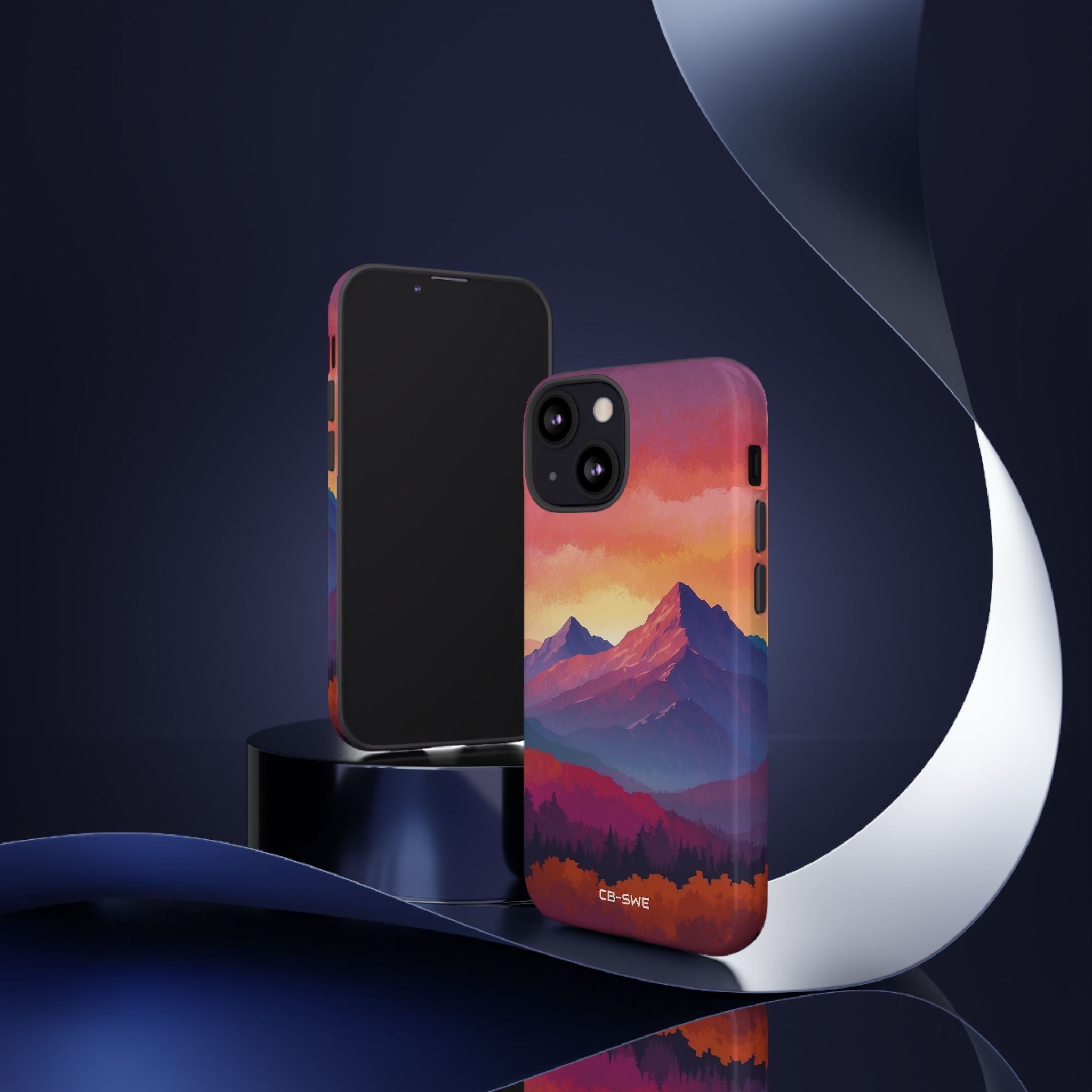 Mountain Peaks Rise - iPhone Case