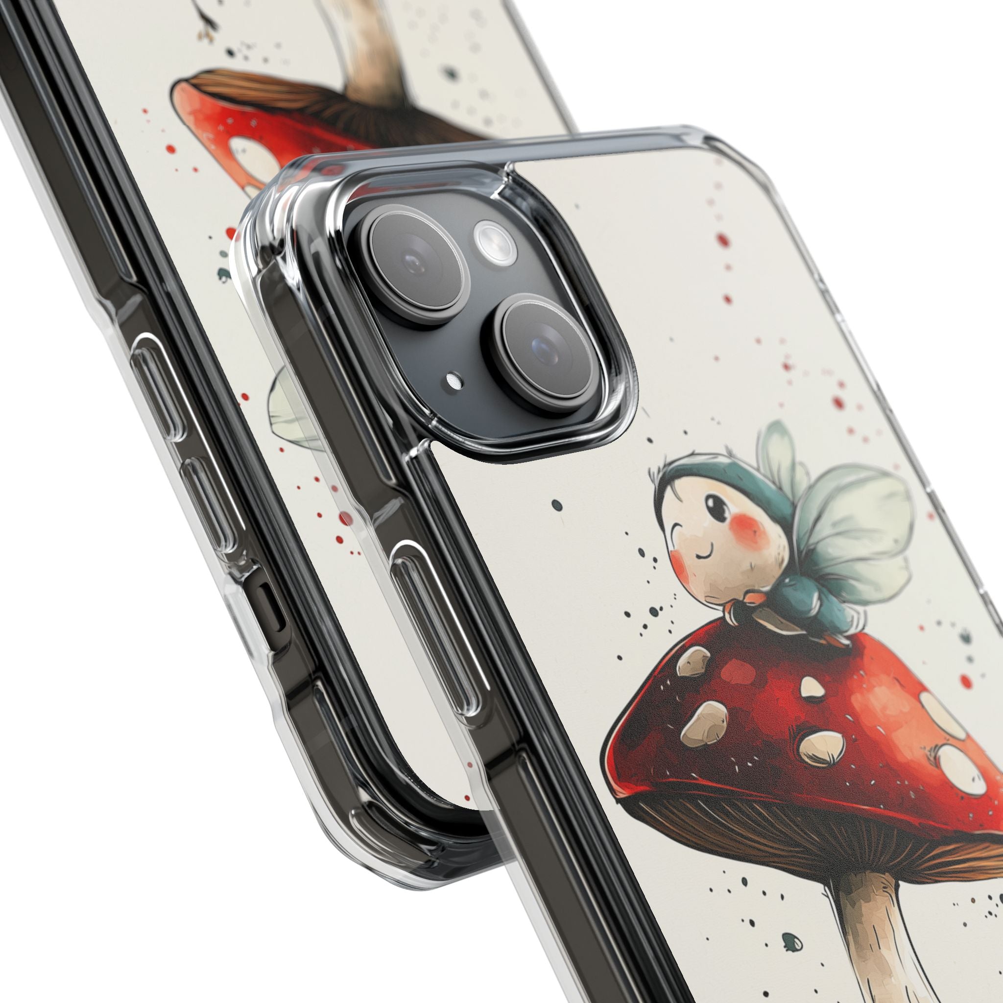Mushrooms Entertain Fairies iPhone Case - Impact