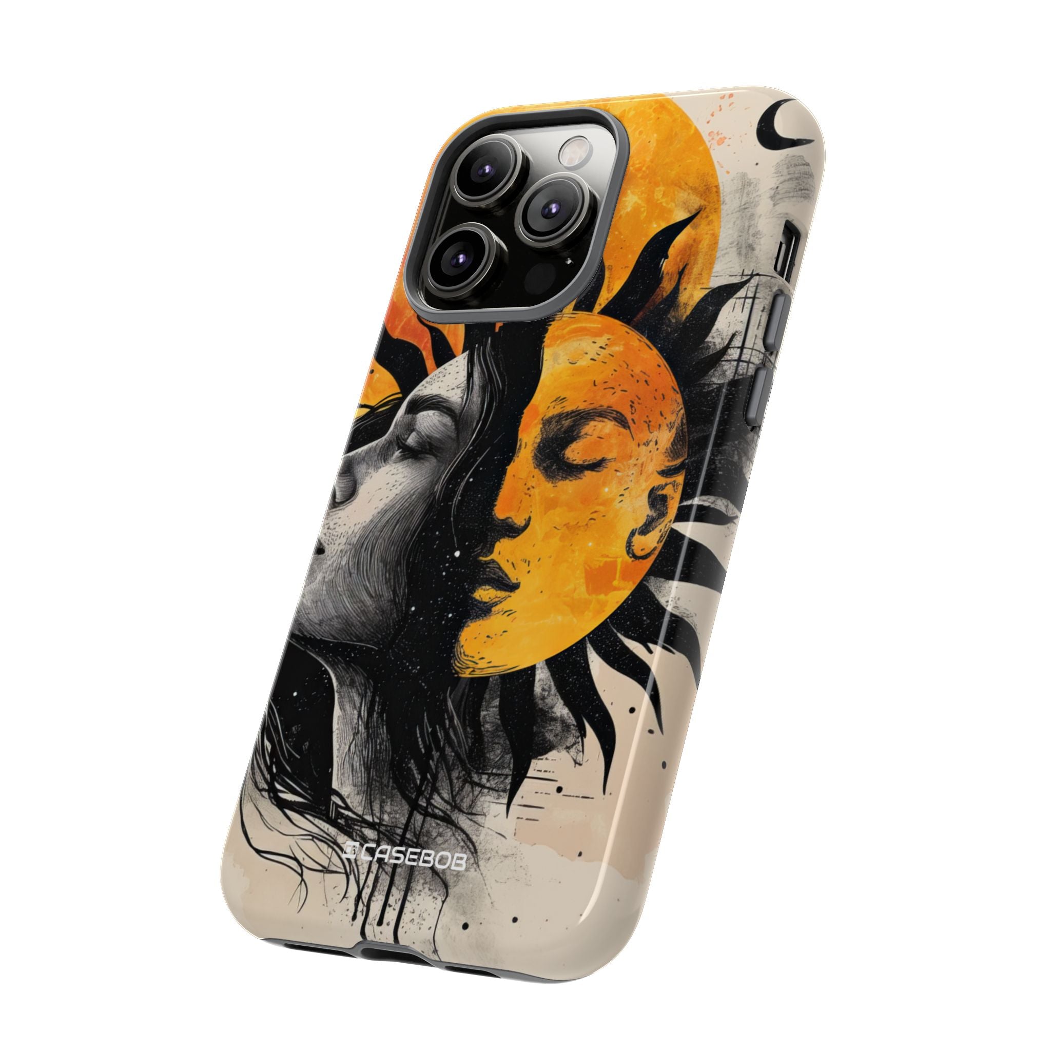 Sunlit Duality | Protective Phone Case for iPhone