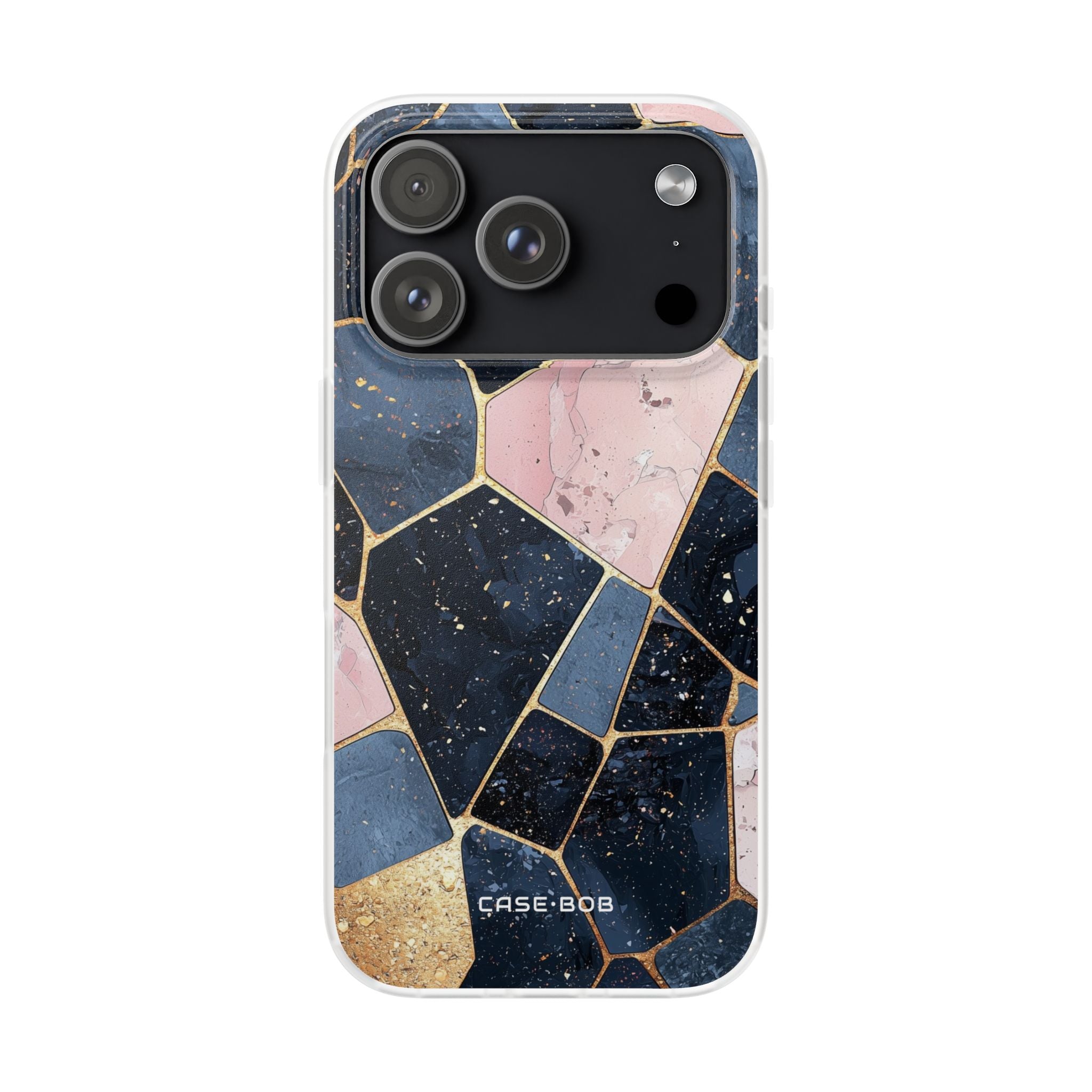 Golden Mosaic iPhone 17 Pro Case - Soft