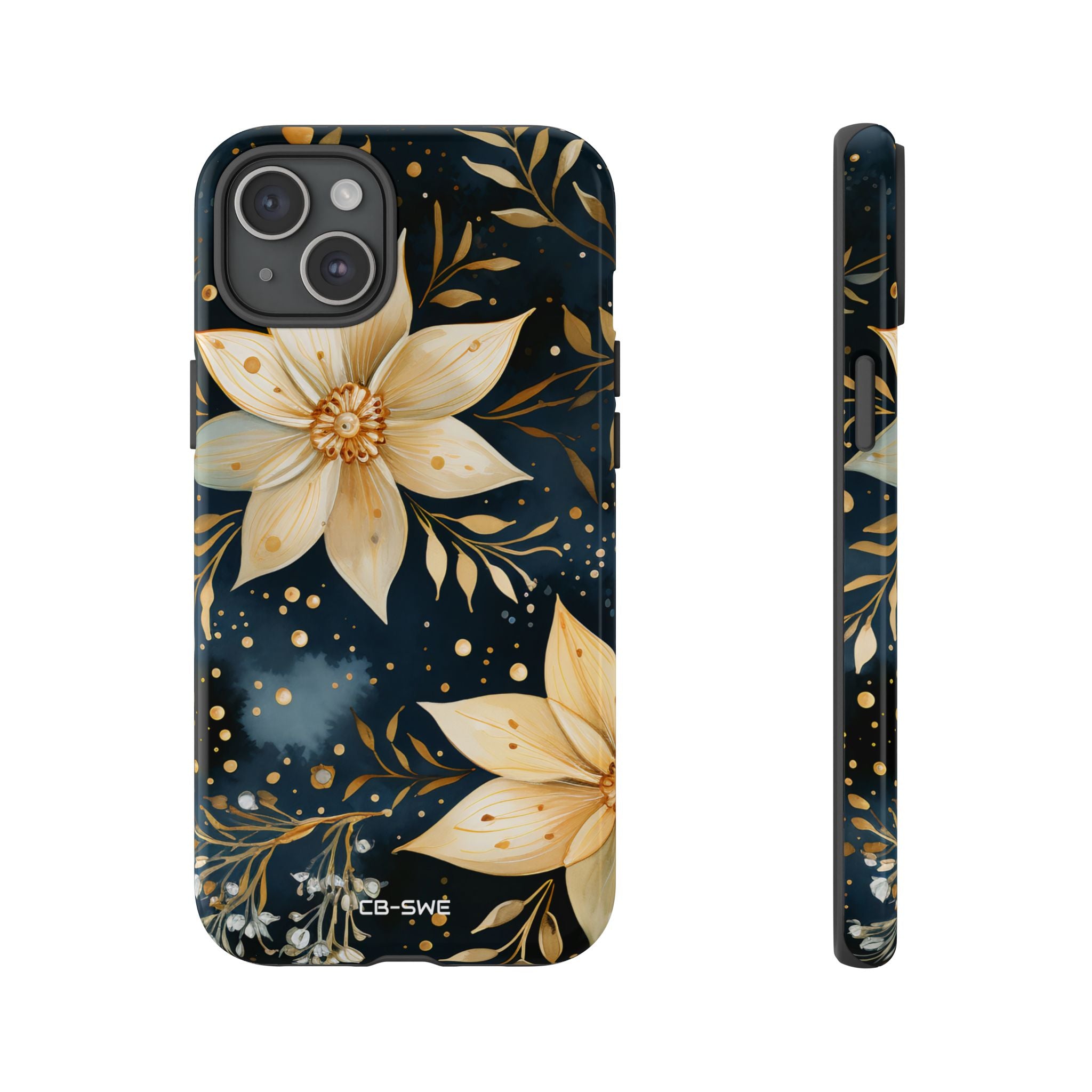 Floral Elegance Flourishes - iPhone Case
