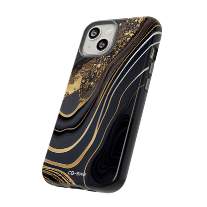 Elegant Gold Streams - iPhone Case